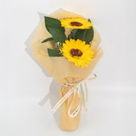 Ready to Retail Soap Flower - Two Sunflower Bouquet