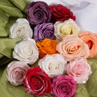 Craft Soap Flower - (5-Layer) Romantic Rose - Wine Red