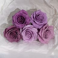 Craft Soap Flower - (5-Layer) Romantic Rose - Graduated Selection - Lavender Blush