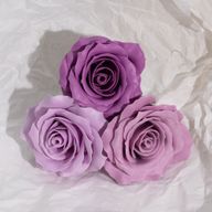 Craft Soap Flower - (5-Layer) Romantic Rose - Graduated Selection - Lavender Blush