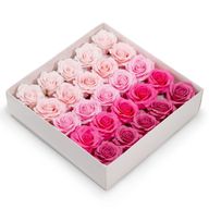 Craft Soap Flower - (5-Layer) Romantic Rose - Graduated Selection - Pink Blush