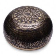 Engraved - Huge Vibrational Feet Standing Bowl - 50x20cm - 10.7kg