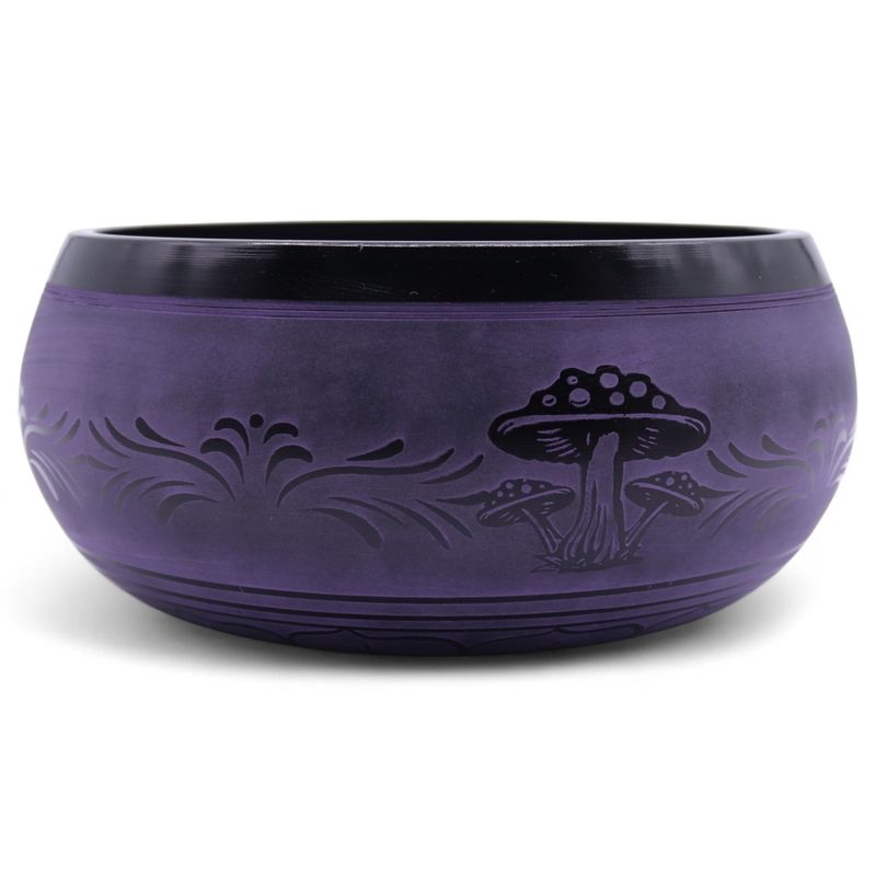 Extra Loud - Mushroom Singing Bowl - 23x10.5cm 1.3kg - Purple Haze