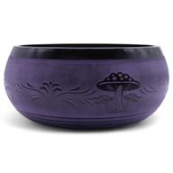 Extra Loud - Mushroom Singing Bowl - 23x10.5cm 1.3kg - Purple Haze