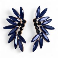 Royal Blue - Vintage Glass - Fairies - Earrings