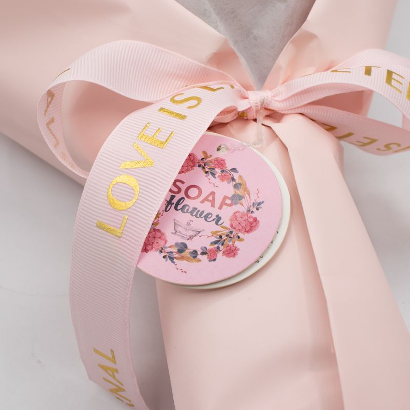 Large Pink Roses Bouquet - Love is Eternal - Gift Card