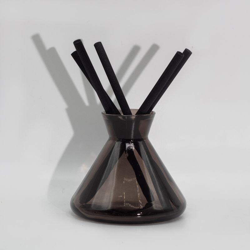 Black Fat Fibre Reeds - 8mm x 18cm Bundle  - Approx 20