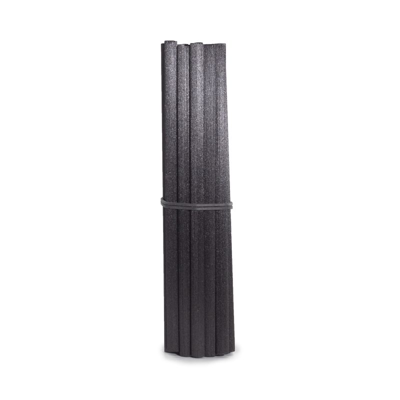 Black Fat Fibre Reeds - 8mm x 18cm Bundle  - Approx 20