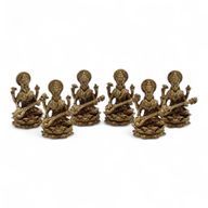 Brass Miniature Gods - Sarswati (22gms)  - 34mm