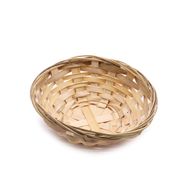Round Bamboo Bread Baskets - 15x5cm
