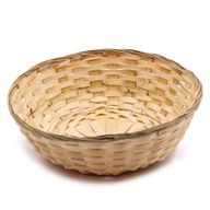 Round Bamboo Bread Baskets - 30x9cm