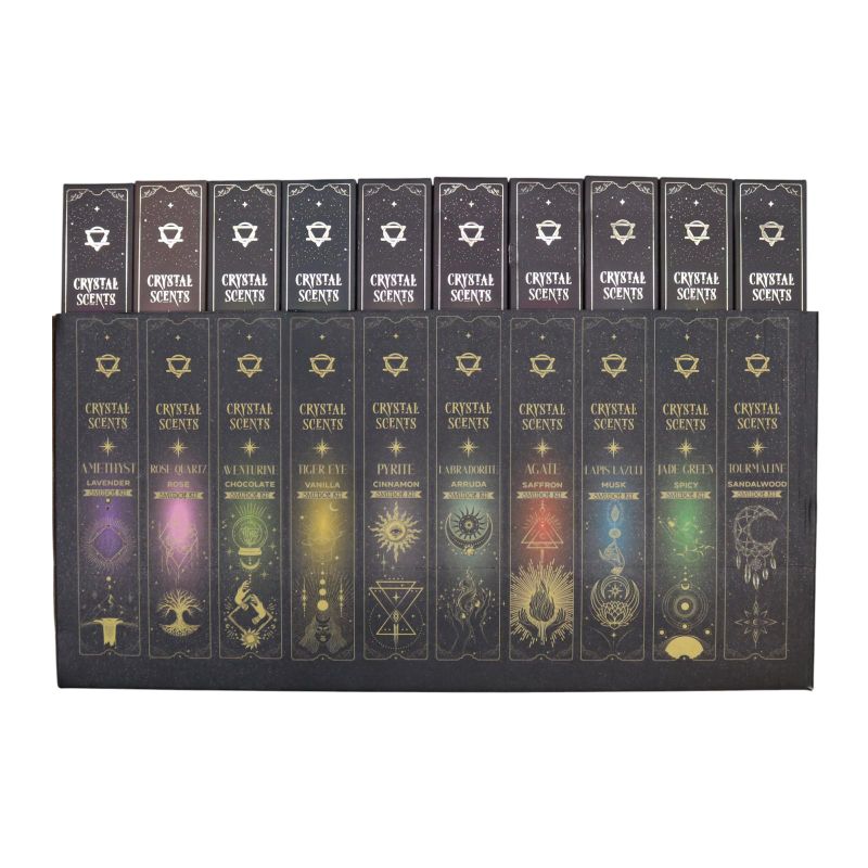 Starter Set of 60 Crystal Scents Smudge Incense