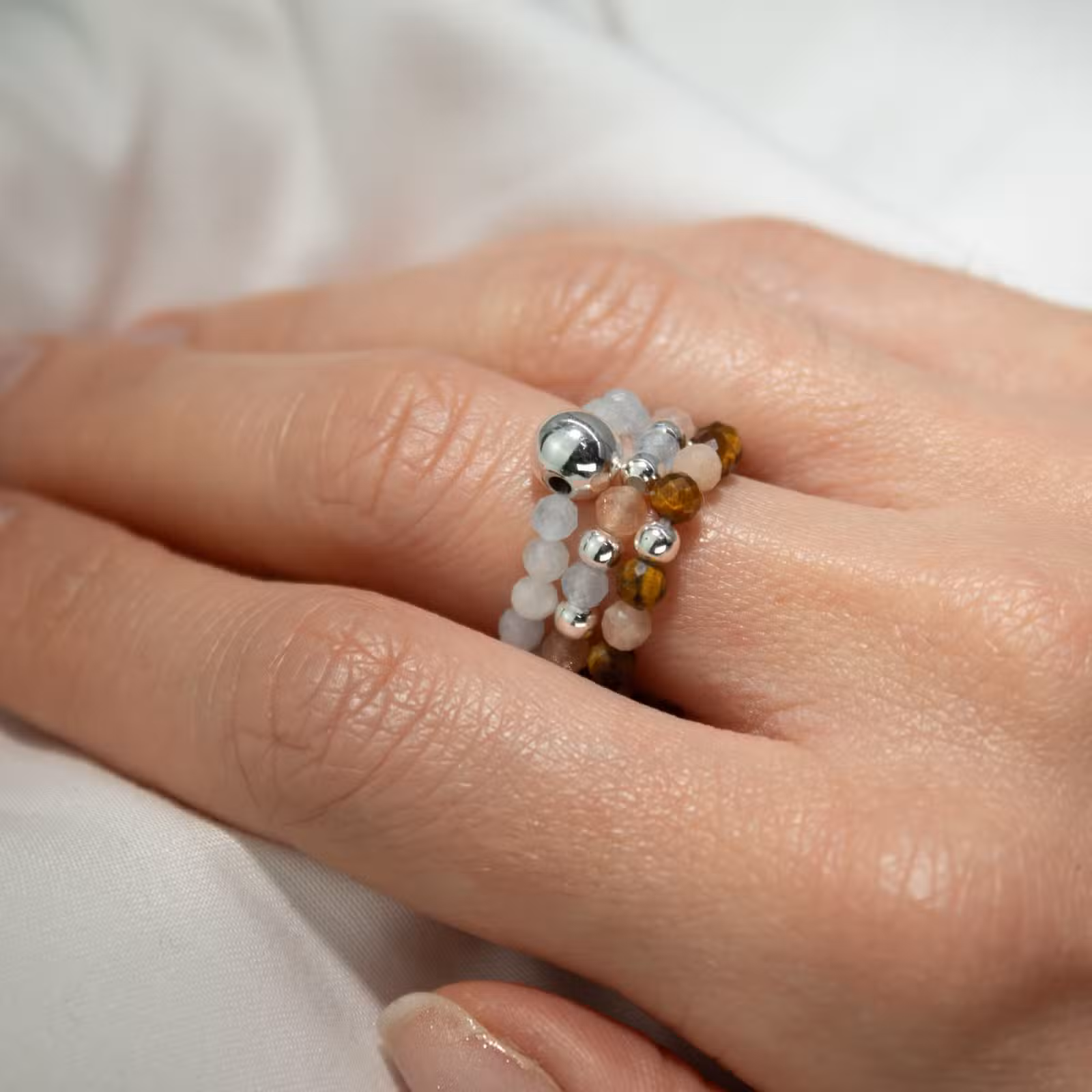 Nymph Gemstone Ring Sets