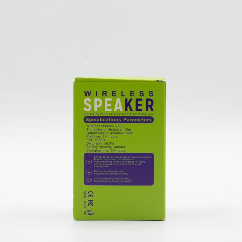 Camping Hook Green Mini Speaker - 5W Bluetooth 5.3 Approx. 2–4 hours 400mAh