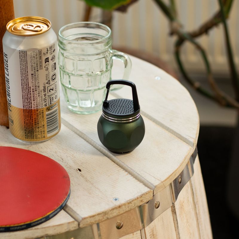 Camping Hook Green Mini Speaker - 5W Bluetooth 5.3 Approx. 2–4 hours 400mAh