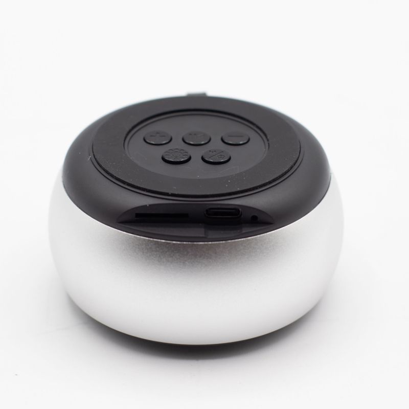 Silver Mandala Lighting Effect Mini Speaker - - 3W Bluetooth 5.3 Approx. 2–4 hours 600mAh