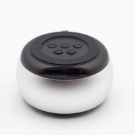 Silver Mandala Lighting Effect Mini Speaker - - 3W Bluetooth 5.3 Approx. 2–4 hours 600mAh