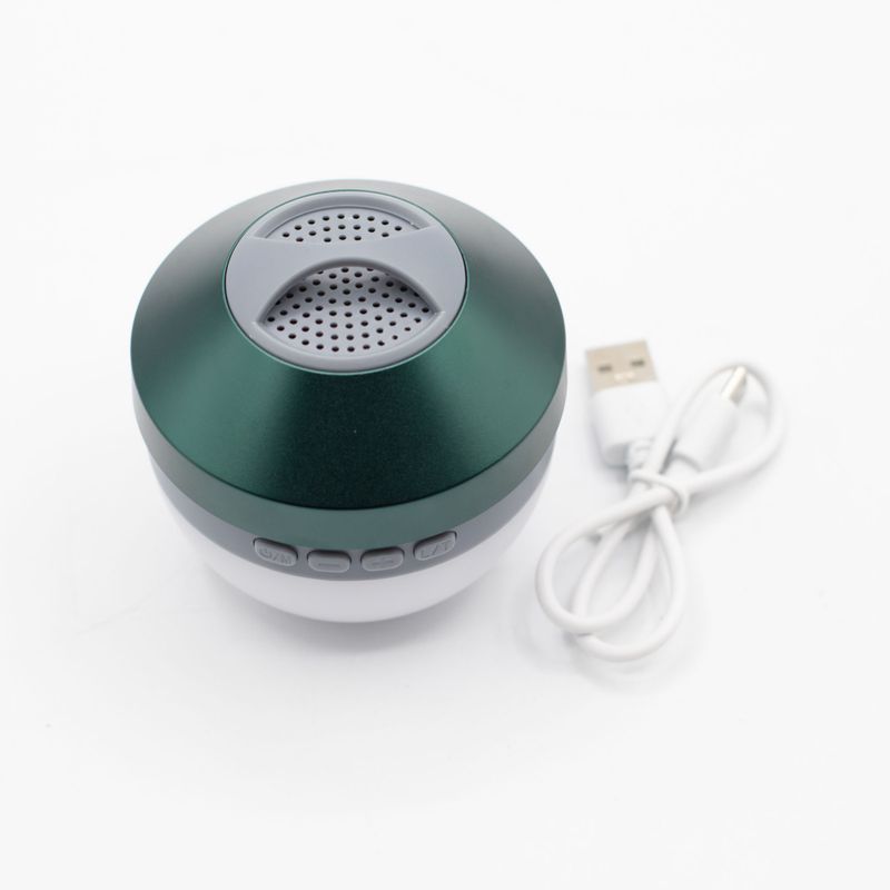 Camping Hanging Light and Mini Speaker - Green - Bluetooth 5.3 Approx. 2–4 hours 600mAh