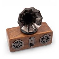 Retro Mini Double Gramophone Speaker -5.4W Bluetooth -