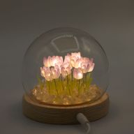 Floral Glow Garden Dome - 20 Tulips - LED USB