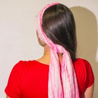 Summer Scarf -  180x50cm - Party Shine - Perfect Pink