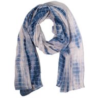 Summer Scarf -  180x50cm - Party Shine - Dusky Blue