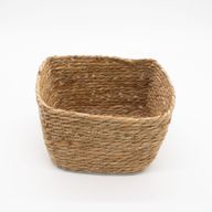 Seagrass Square Baskets - Natural - Set of 3