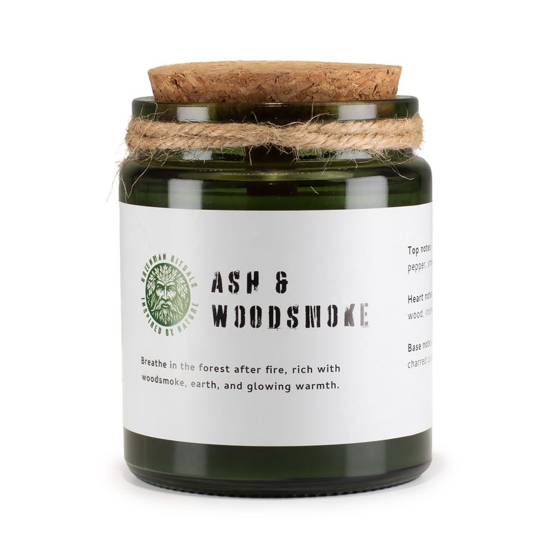 Woodwick Soy Candle - Ash & Woodsmoke