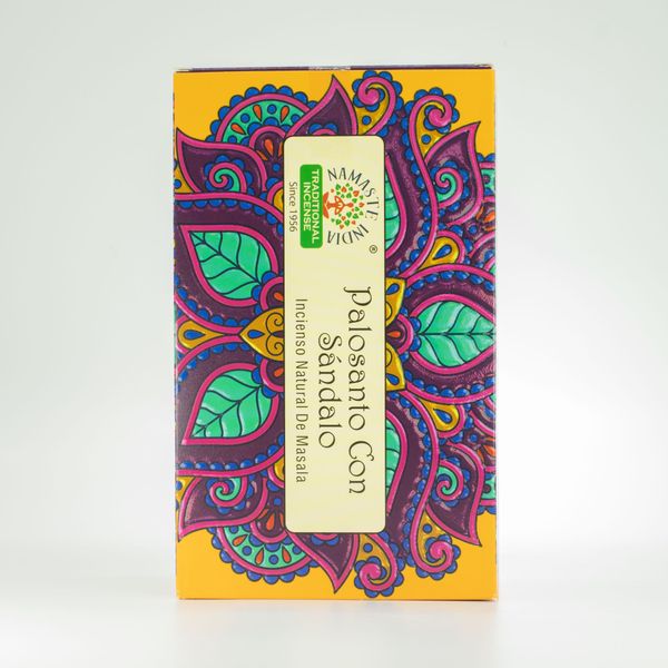 Namaste Mandala Masala Incense - Palosanto with Sandalwood