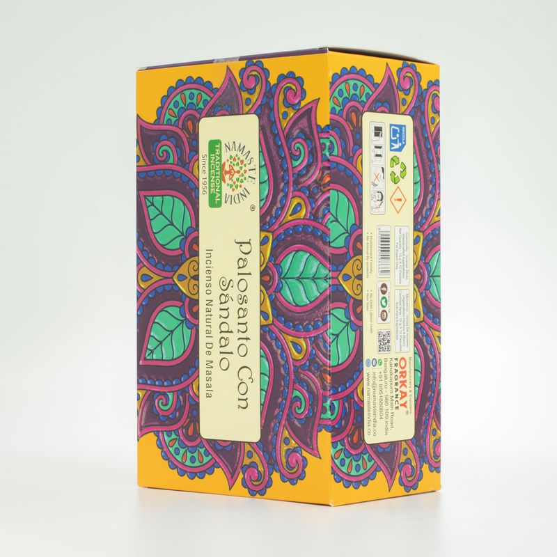 Namaste Mandala Masala Incense - Palosanto with Sandalwood