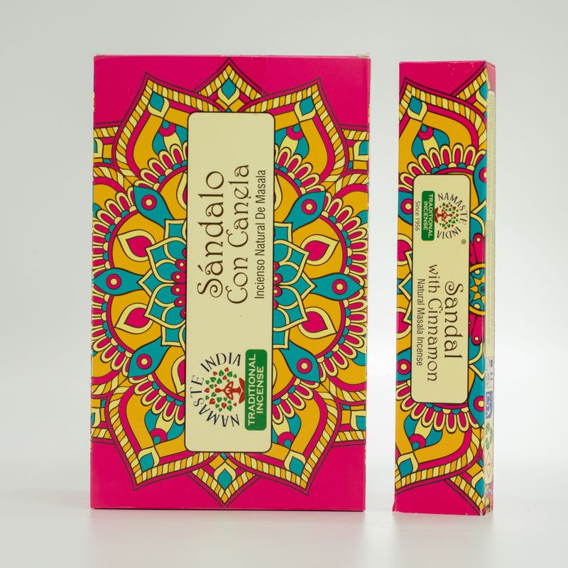 Namaste Mandala Masala Incense - Sandal with Cinnamon