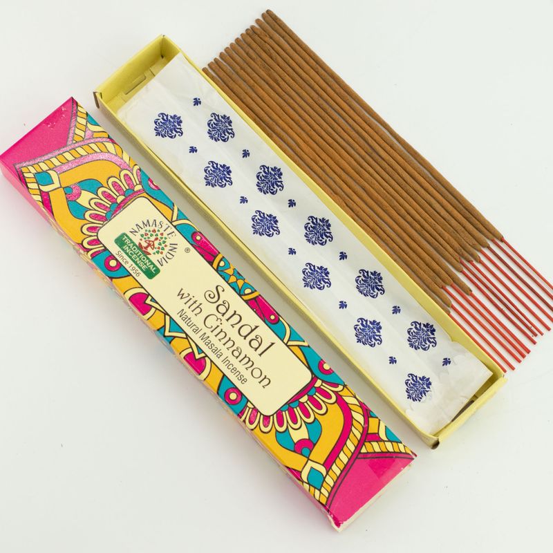 Namaste Mandala Masala Incense - Sandal with Cinnamon