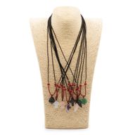 Cord Necklace Gemstone Pendants - Spiritual Collection (assorted)