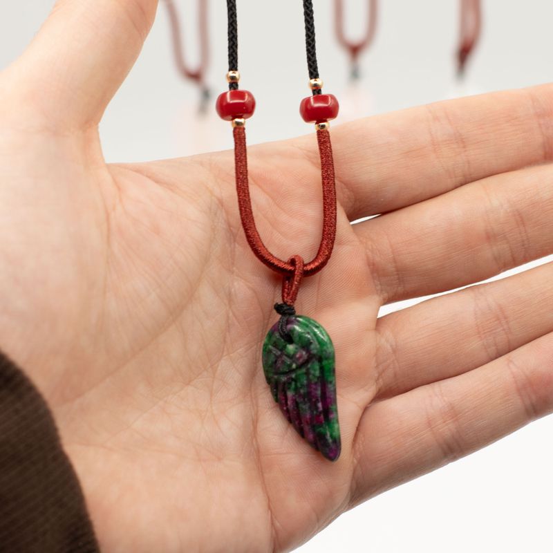 Cord Necklace Gemstone Pendants - Spiritual Collection (assorted)
