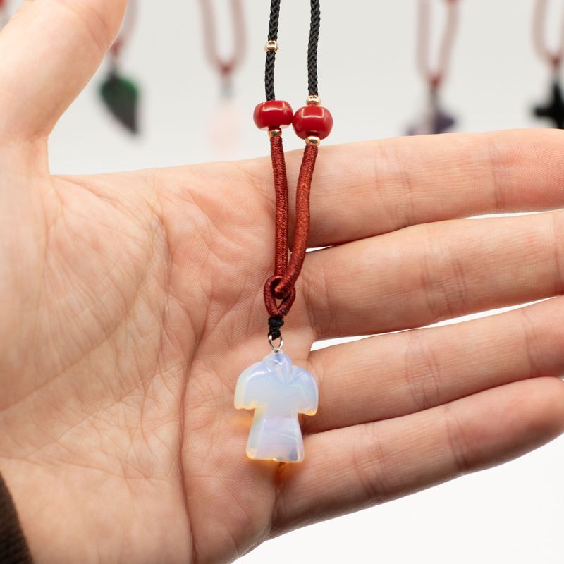 Cord Necklace Gemstone Pendants - Spiritual Collection (assorted)