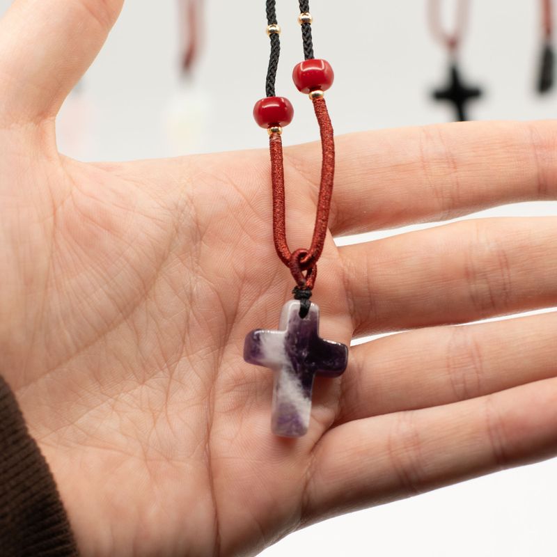 Cord Necklace Gemstone Pendants - Spiritual Collection (assorted)