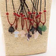Cord Necklace Gemstone Pendants - Spiritual Collection (assorted)