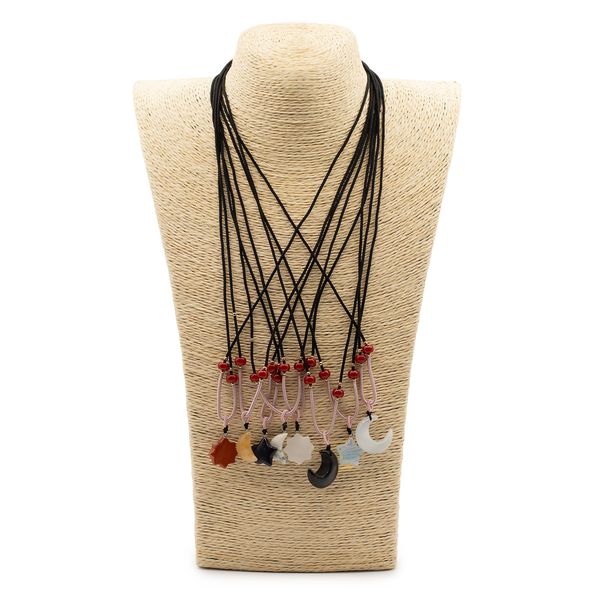 Cord Necklace Gemstone Pendants - Celestial Collection (assorted)