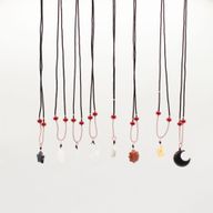 Cord Necklace Gemstone Pendants - Celestial Collection (assorted)