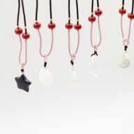 Cord Necklace Gemstone Pendants - Celestial Collection (assorted)