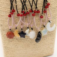 Cord Necklace Gemstone Pendants - Celestial Collection (assorted)