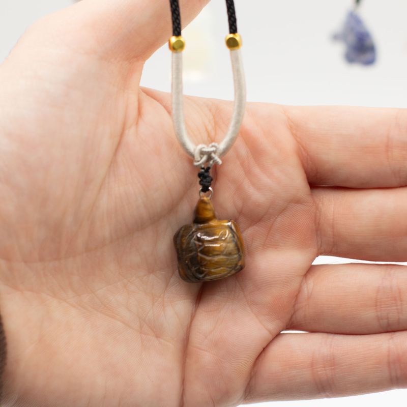 Cord Necklace Gemstone Pendants - Animals Collection (assorted)