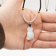 Cord Necklace Gemstone Pendants - Animals Collection (assorted)