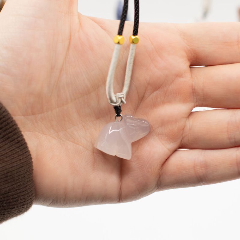 Cord Necklace Gemstone Pendants - Animals Collection (assorted)