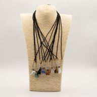 Cord Necklace Gemstone Pendants - Animals Collection (assorted)