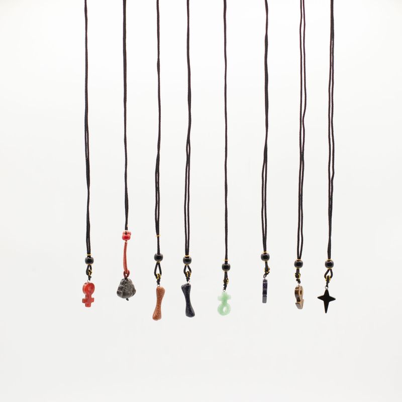 Cord Necklace Gemstone Pendants - Iconic Collection (assorted)