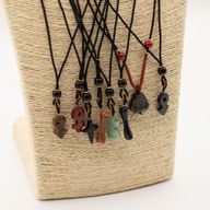 Cord Necklace Gemstone Pendants - Iconic Collection (assorted)