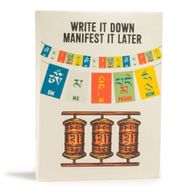 Lrg Lokta Inspiration Notebook (21x15cm) - 45 Pages - Write it Down - Bookmark Included