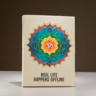 Lrg Lokta Inspiration Notebook (21x15cm) - 45 Pages - Real Life -Bookmark Included