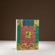 Med Lokta Traditional Prayer Flag Notebook Lrg (15x12cm) - 45 leafs - Natural